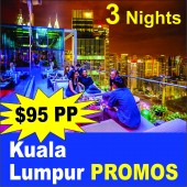 Kualalumpur Promo 4 Days 3 Nights in 3star Hotels