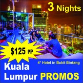 Kualalumpur Promo 4 Days 3 Nights 4 Hotel